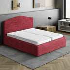 Microfibra - Funda Cama 2 Plazas Bordeaux