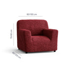 Microfibra - Funda Sillon Bordeaux