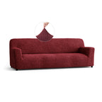 Microfibra - Funda Sofa 4 cuerpos Bordeaux