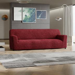 Microfibra - Funda Sofa 4 cuerpos Bordeaux