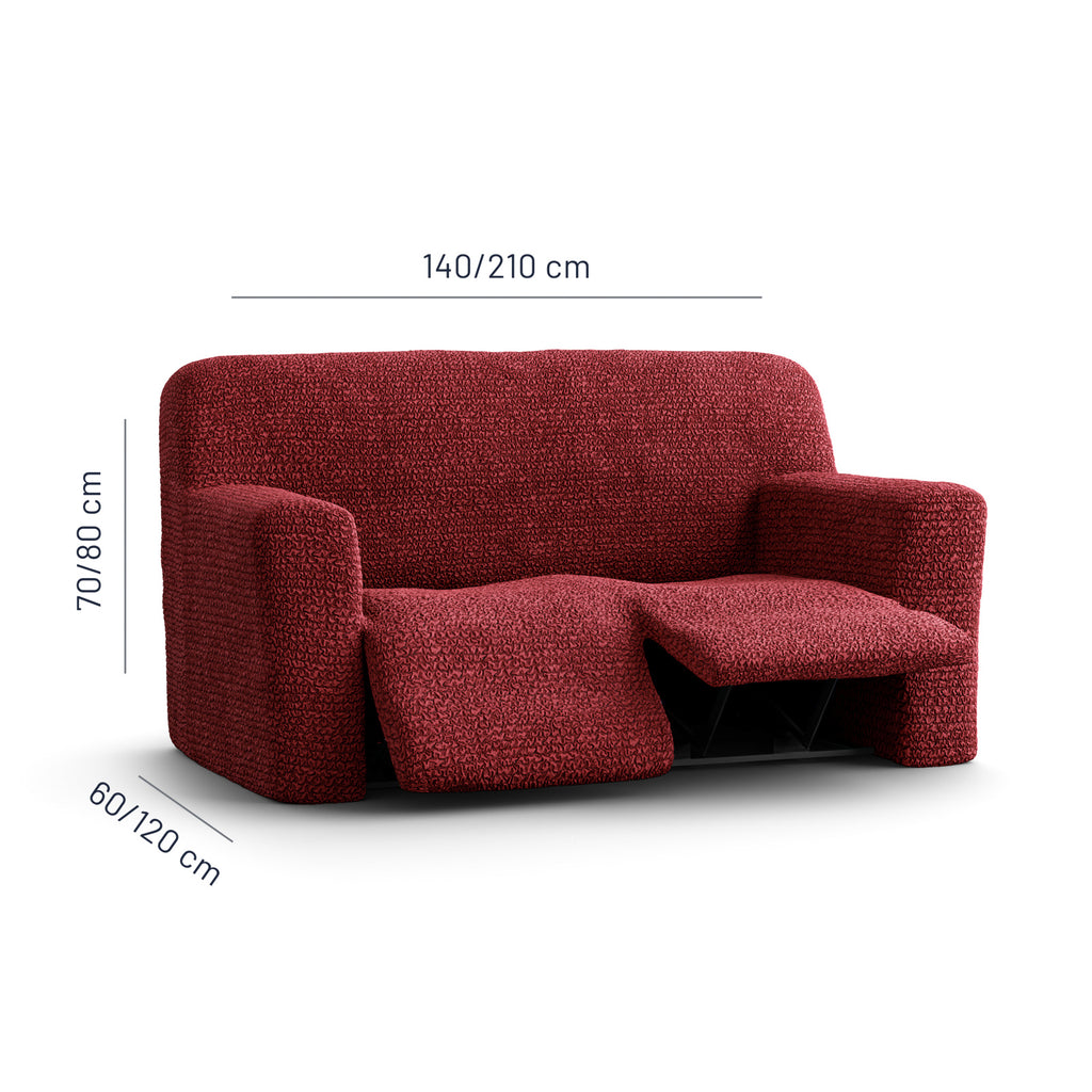 Microfibra - Funda Berger 2 cuerpos Bordeaux