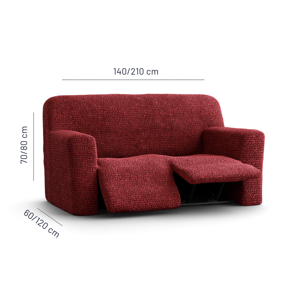 Microfibra - Funda Berger 2 cuerpos Bordeaux