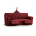 Microfibra - Funda Berger 3 cuerpos Bordeaux