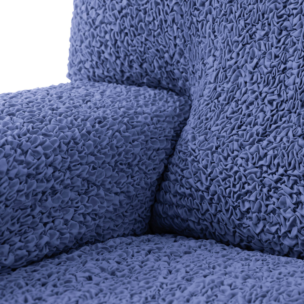 Microfibra - Funda Sofa 3 cuerpos Blue