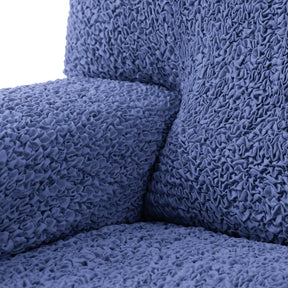 Microfibra - Funda Sofa 3 cuerpos Blue