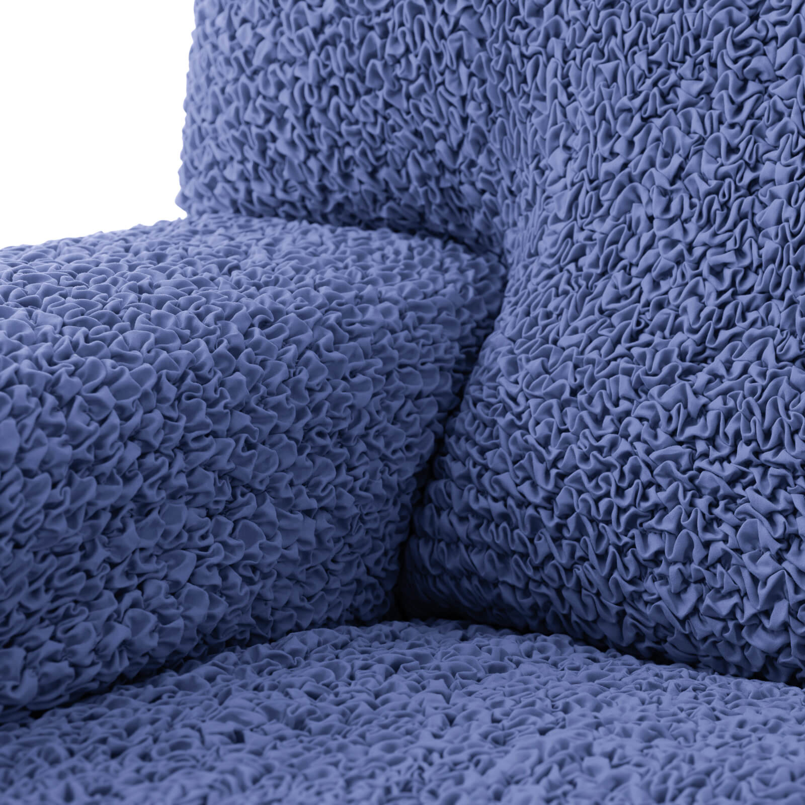 Microfibra - Funda Sofa L Izquierdo Blue