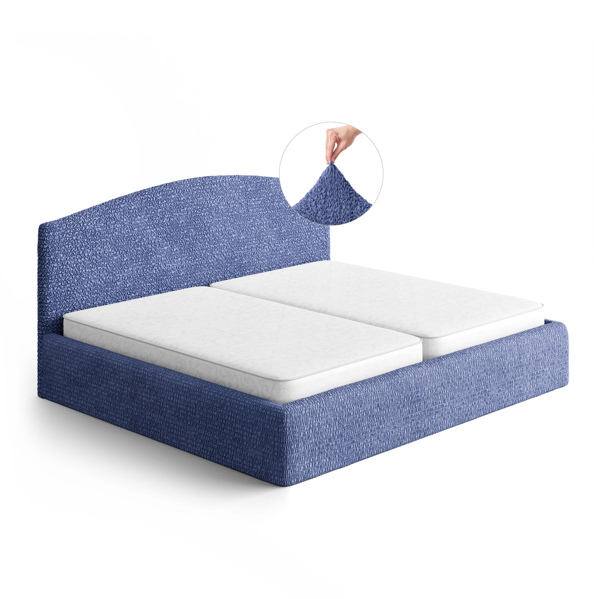 Microfibra - Funda Cama King Blue