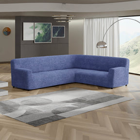 Microfibra - Funda Sofa Esquinero Blue