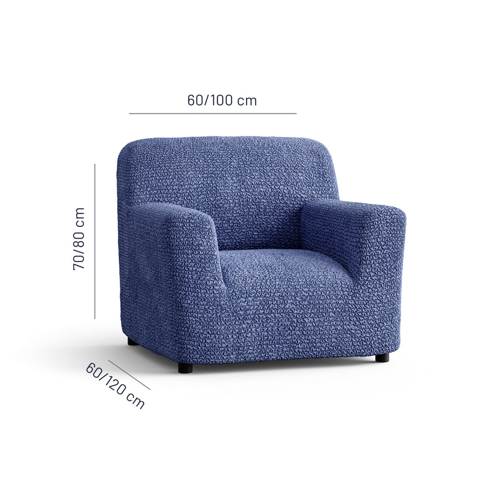 Microfibra - Funda Sillon Blue
