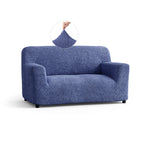 Microfibra - Funda Sofa 2 cuerpos Blue