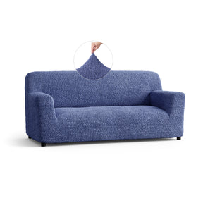 Microfibra - Funda Sofa 3 cuerpos Blue