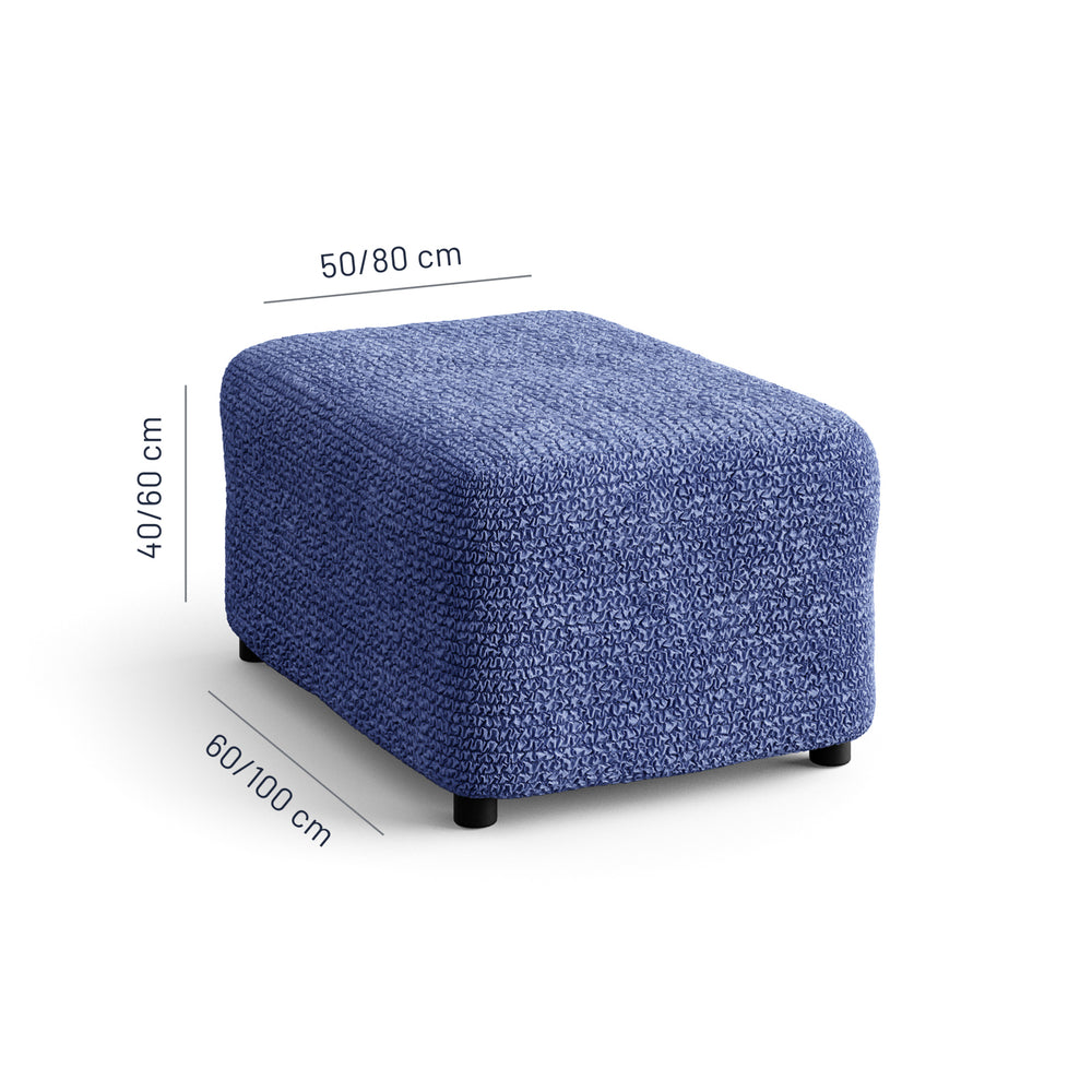 Microfibra - Funda Ottomana Blue