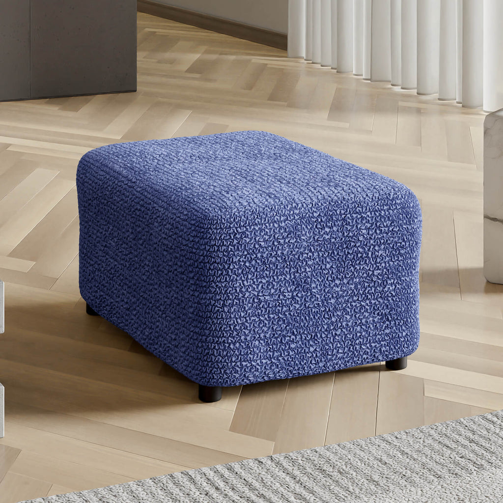 Microfibra - Funda Ottomana Blue