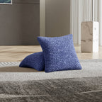 Microfibra - 2 Fundas Cojines Blue