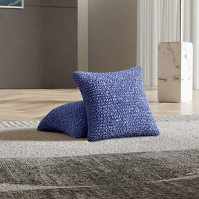 Microfibra - 2 Fundas Cojines Blue