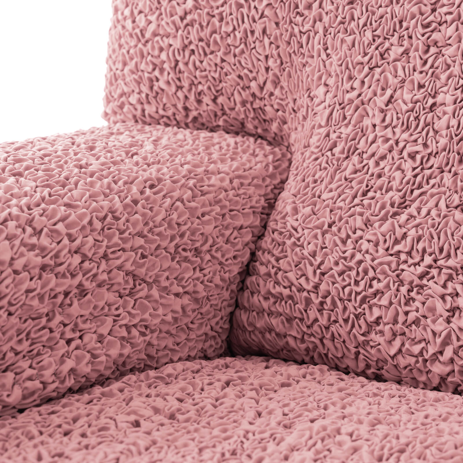 Microfibra - Funda Sofa 3 cuerpos Old Pink