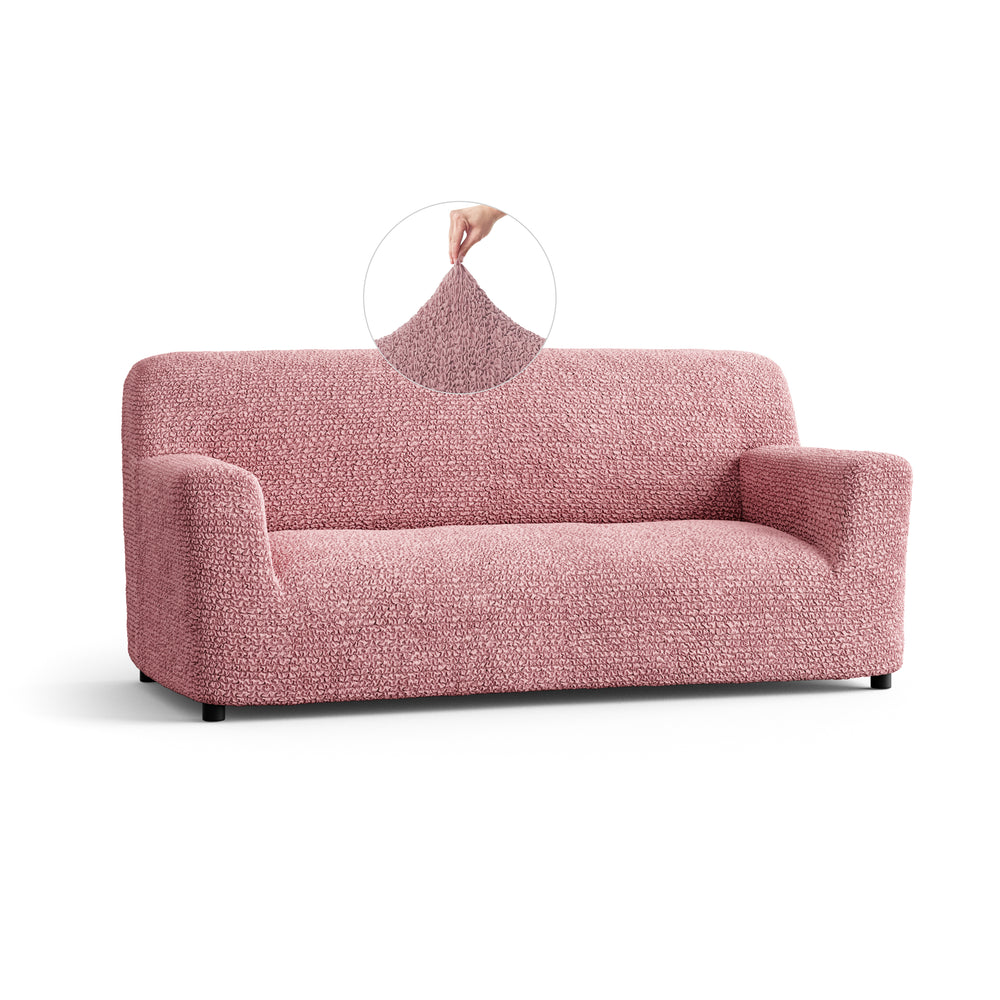 Microfibra - Funda Sofa 3 cuerpos Old Pink