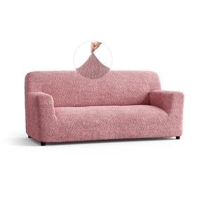Microfibra - Funda Sofa 3 cuerpos Old Pink