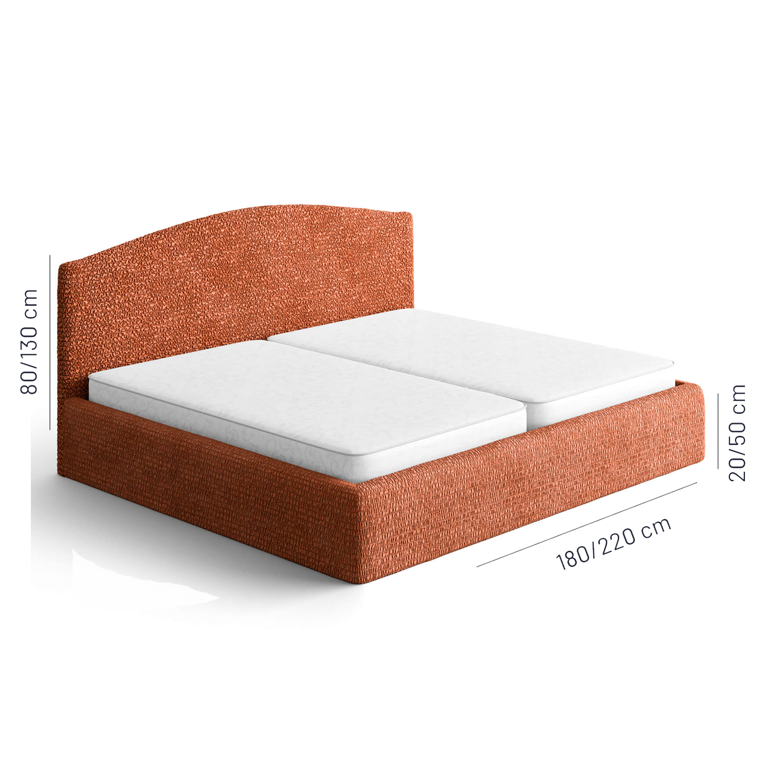 Microfibra - Funda Cama King Terracota