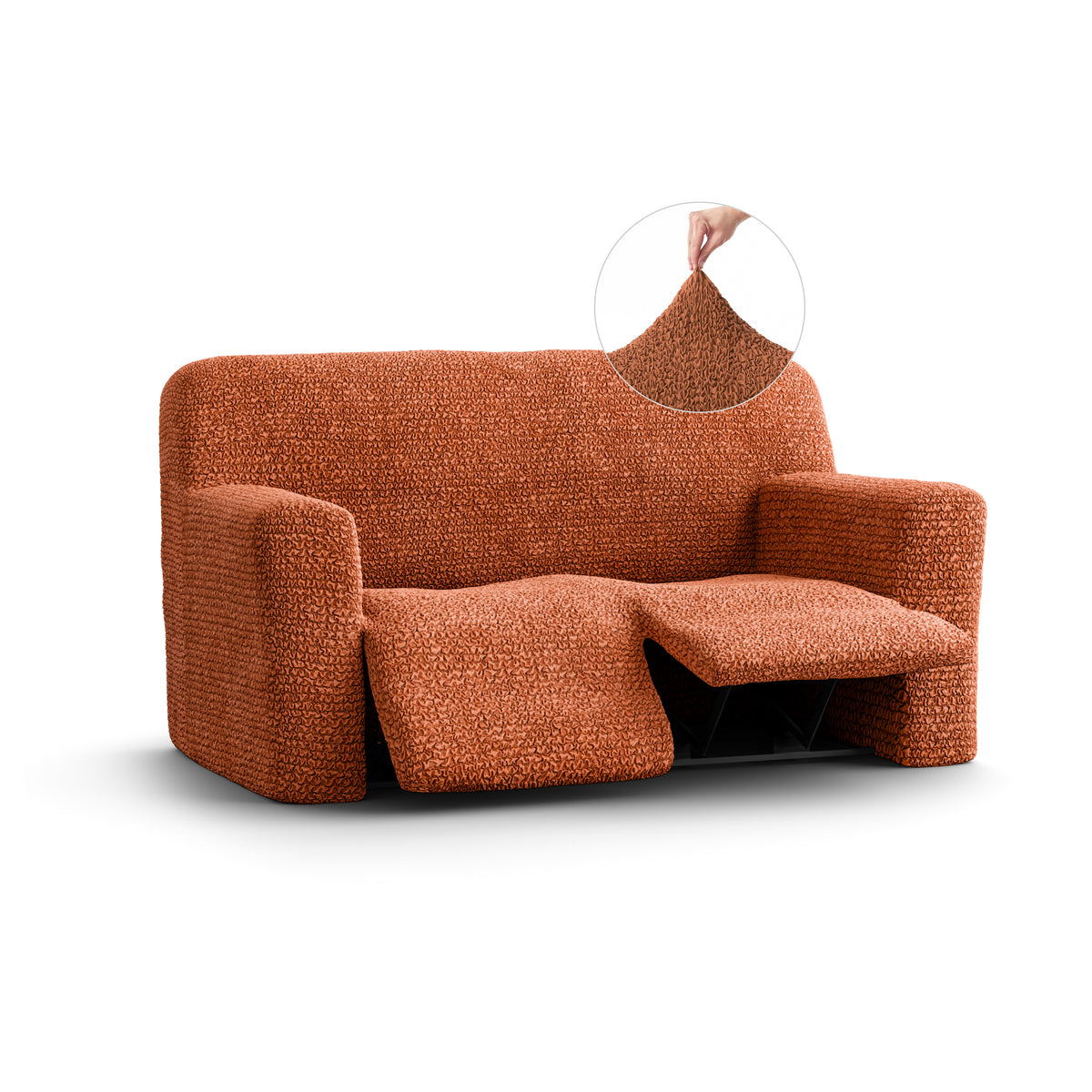 Microfibra - Funda Berger 2 cuerpos Terracota