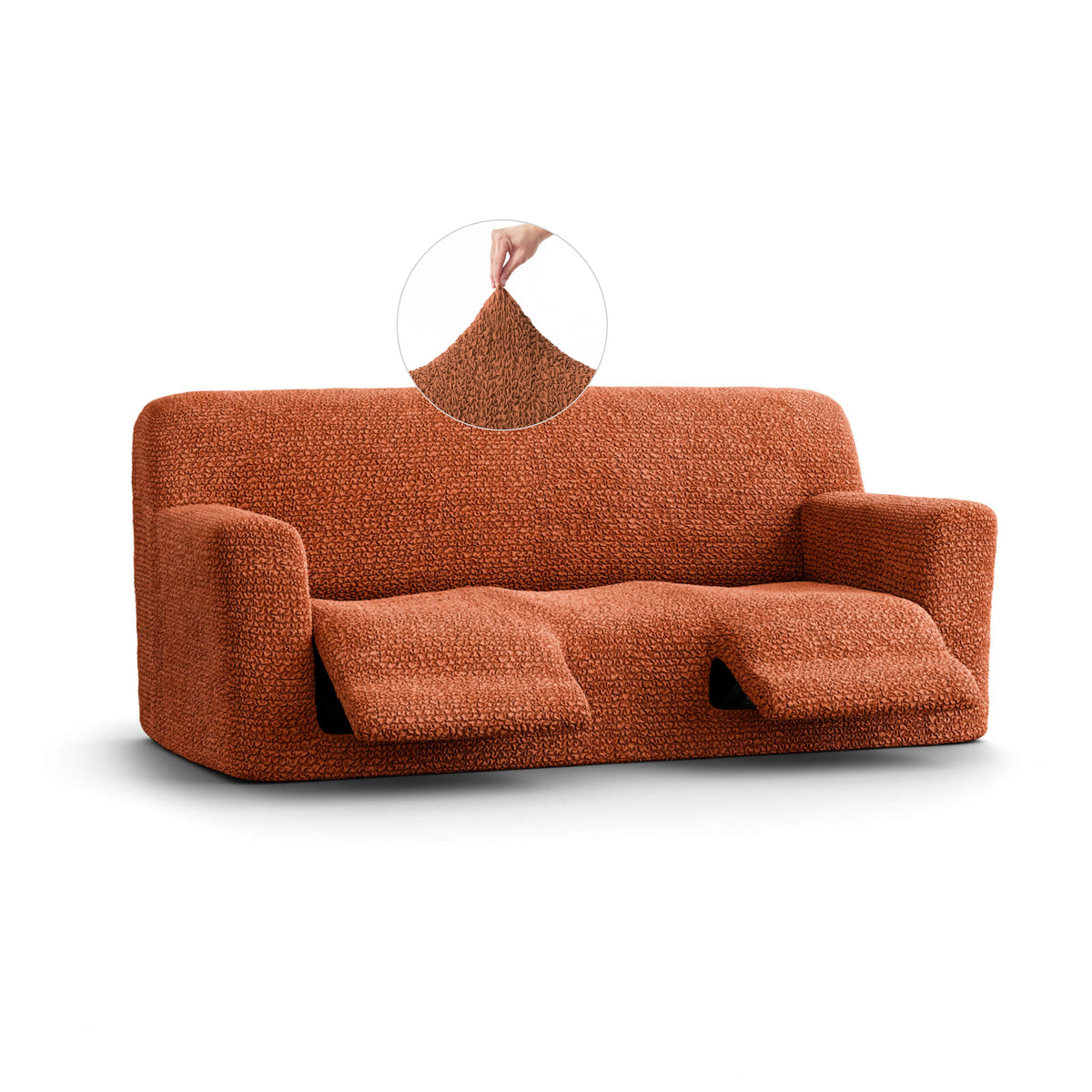 Microfibra - Funda Berger 3 cuerpos Terracota