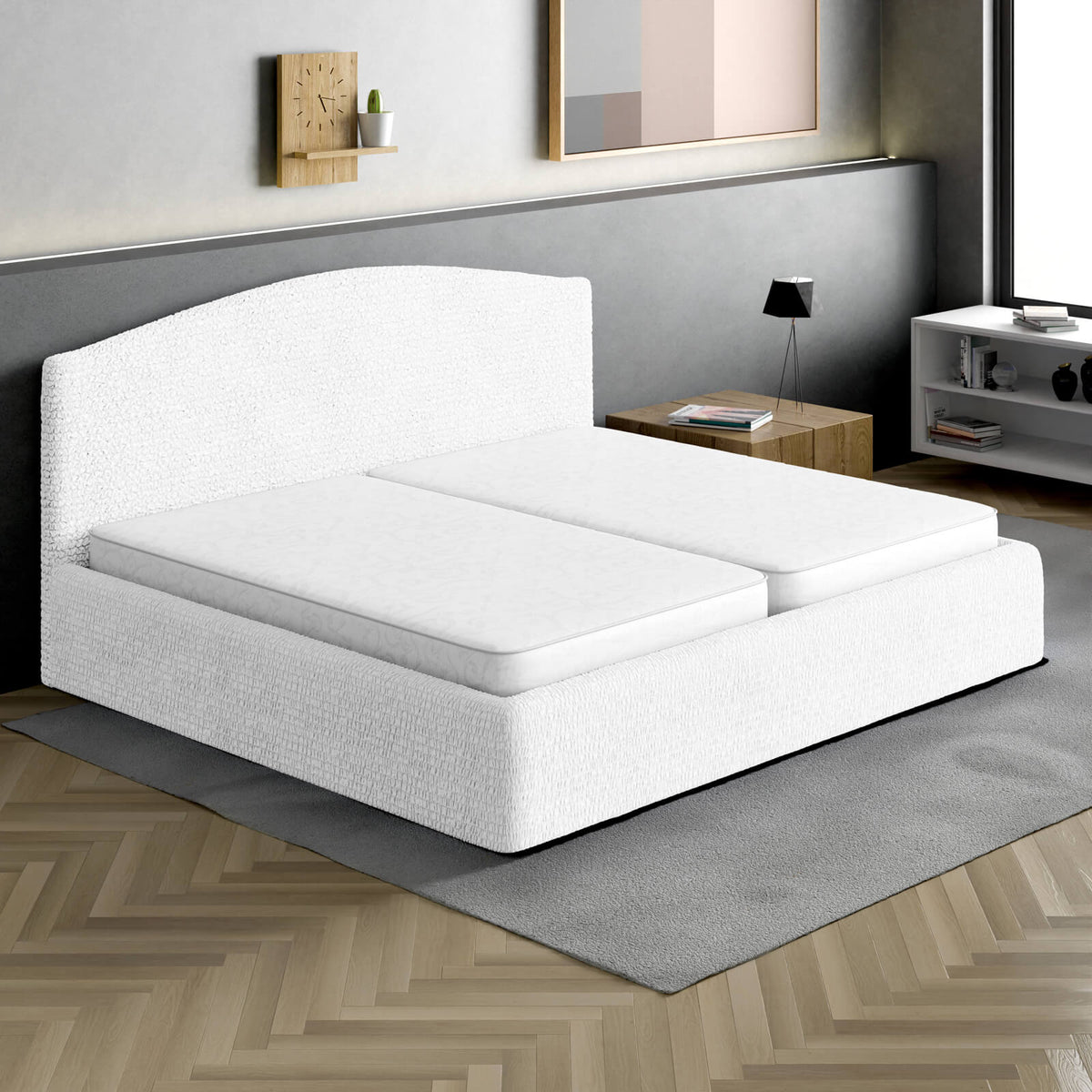 Microfibra - Funda Cama King White