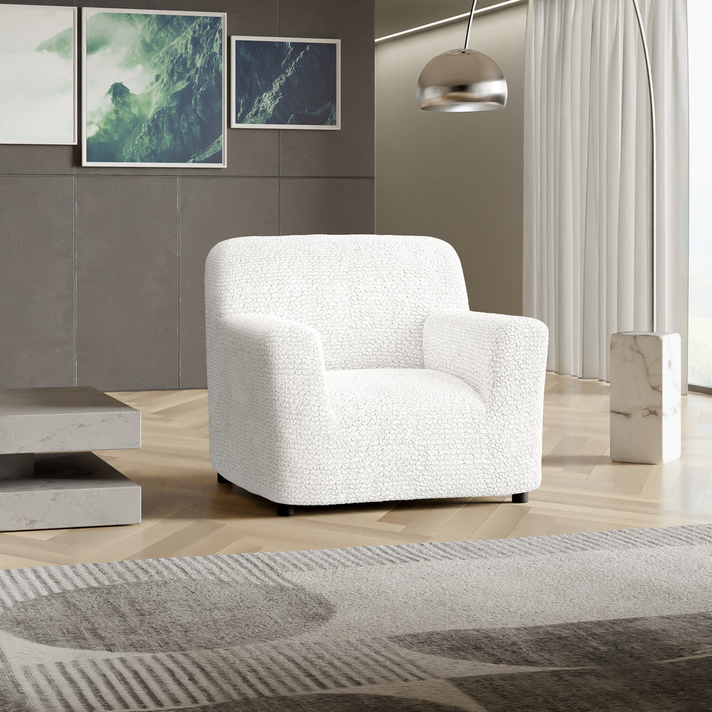 Microfibra - Funda Sillon White