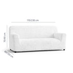 Microfibra - Funda Sofa 3 cuerpos White
