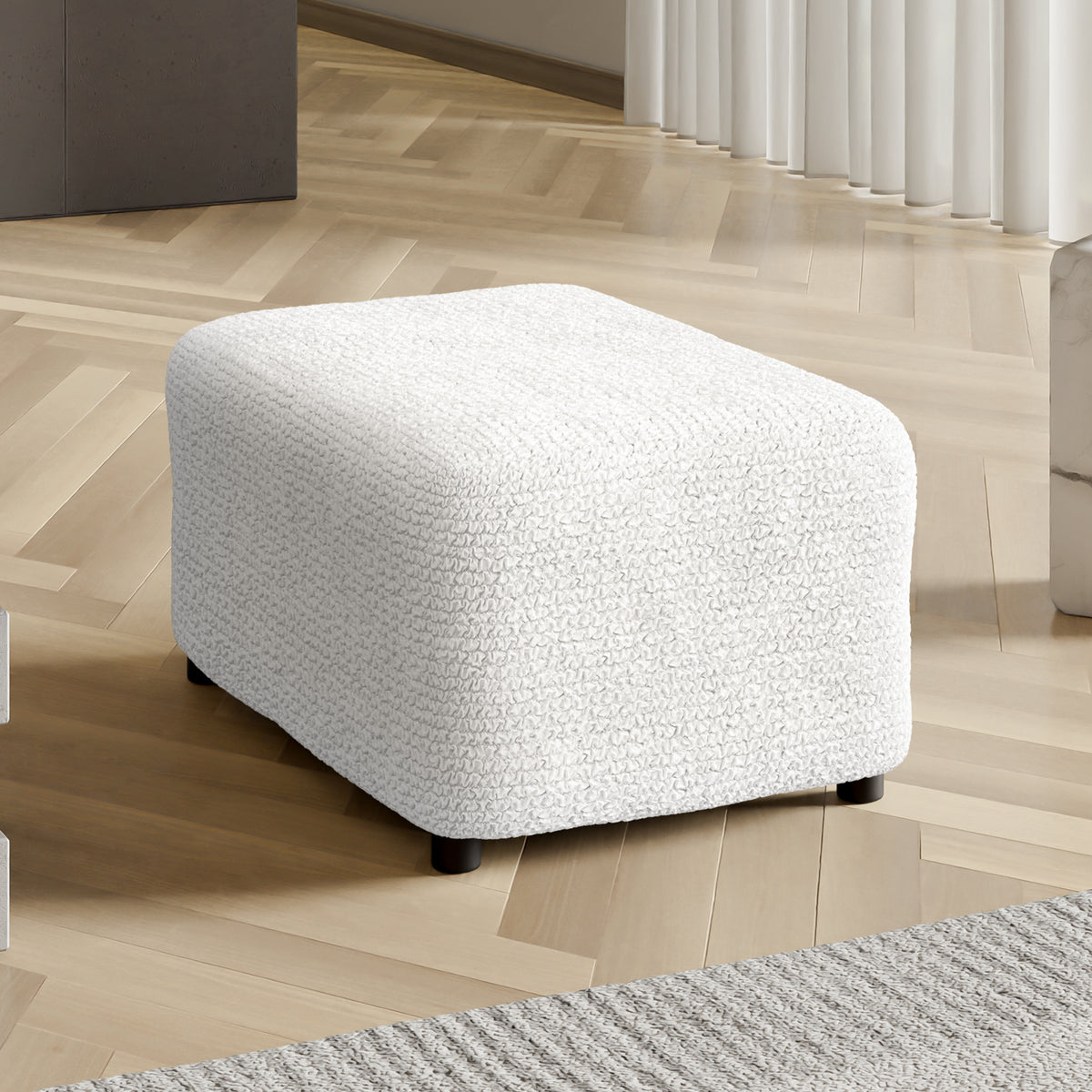 Microfibra - Funda Ottomana White