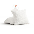 Microfibra - 2 Fundas Cojines White