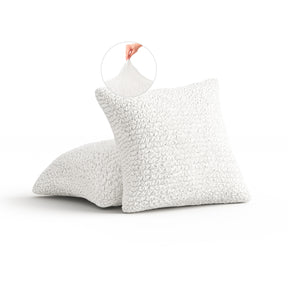Microfibra - 2 Fundas Cojines White