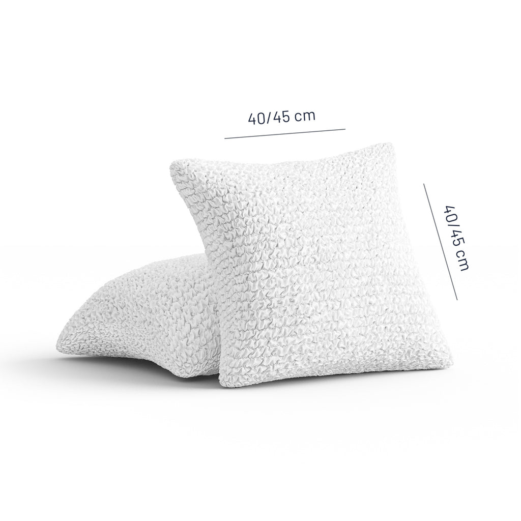 Microfibra - 2 Fundas Cojines White