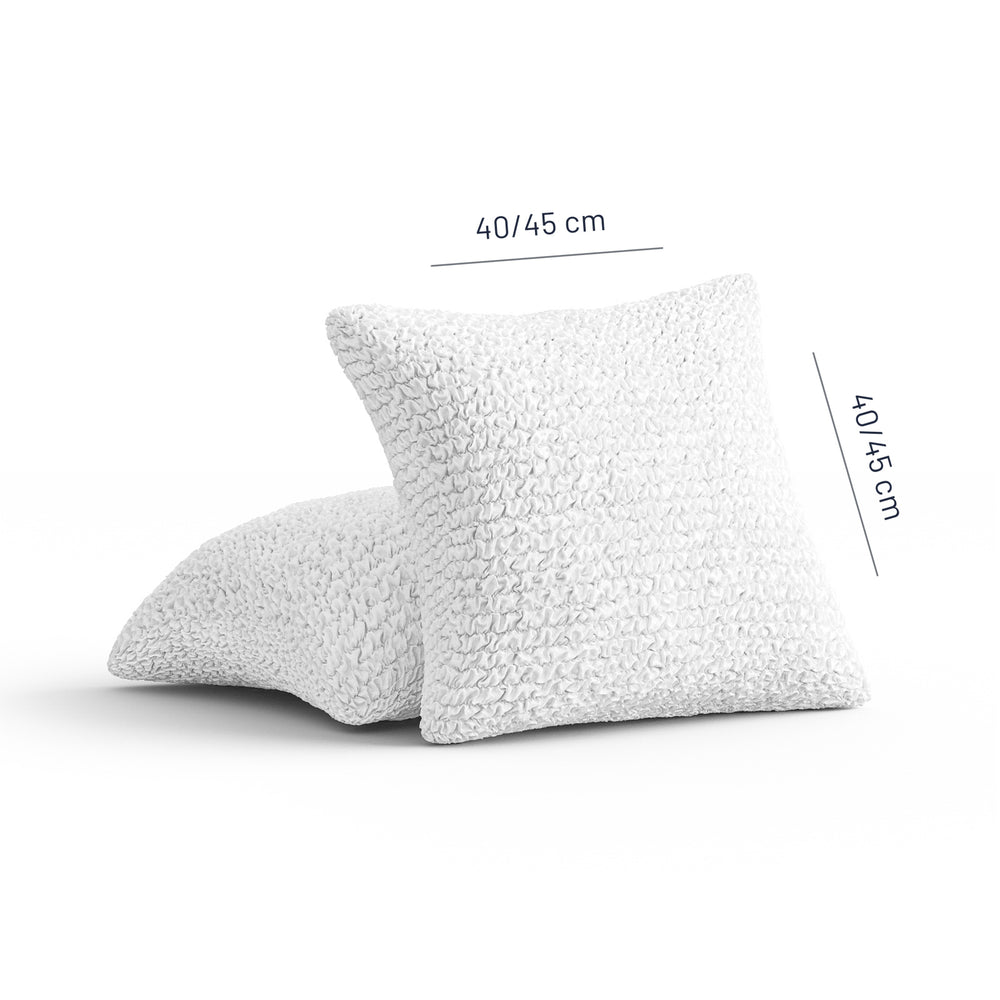 Microfibra - 2 Fundas Cojines White