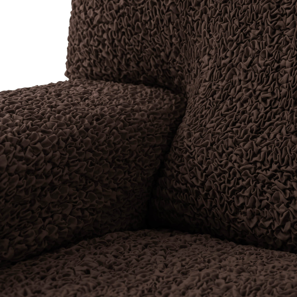 Microfibra - Funda Sofa Esquinero Dark Chocolate