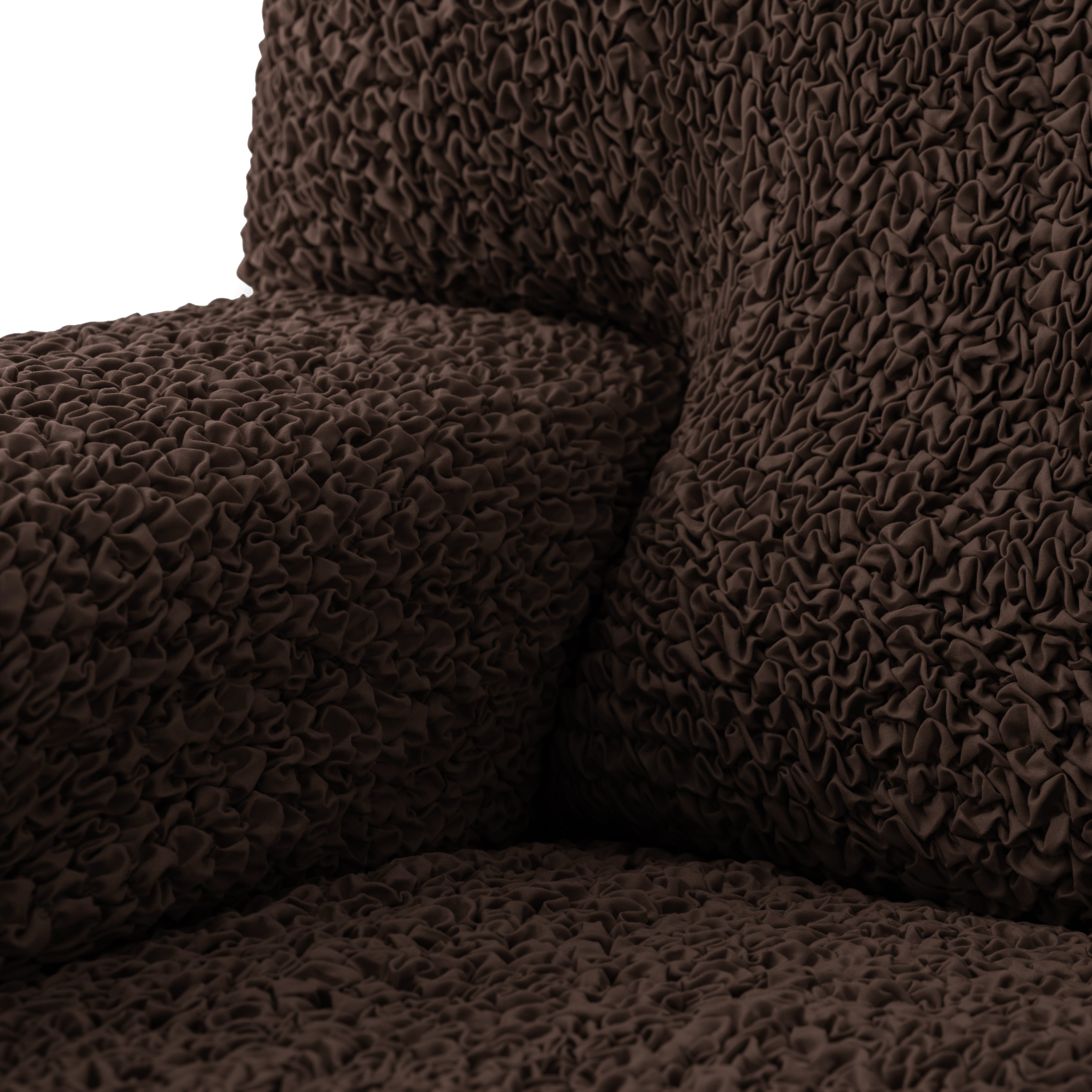 Microfibra - Funda Sofa 3 cuerpos Dark Chocolate