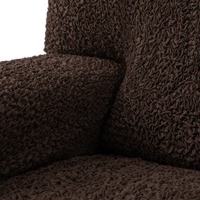 Microfibra - Funda Sofa 3 cuerpos Dark Chocolate