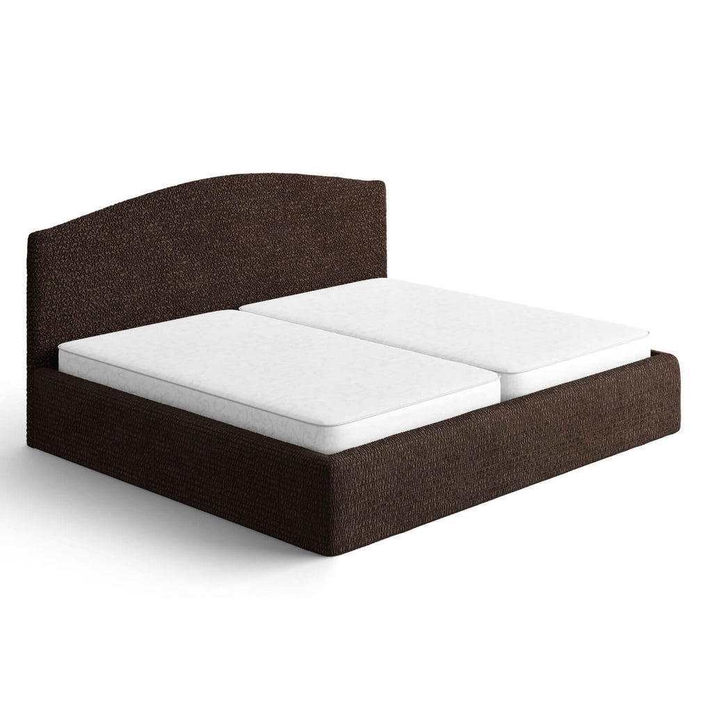 Microfibra - Funda Cama King Dark Chocolate