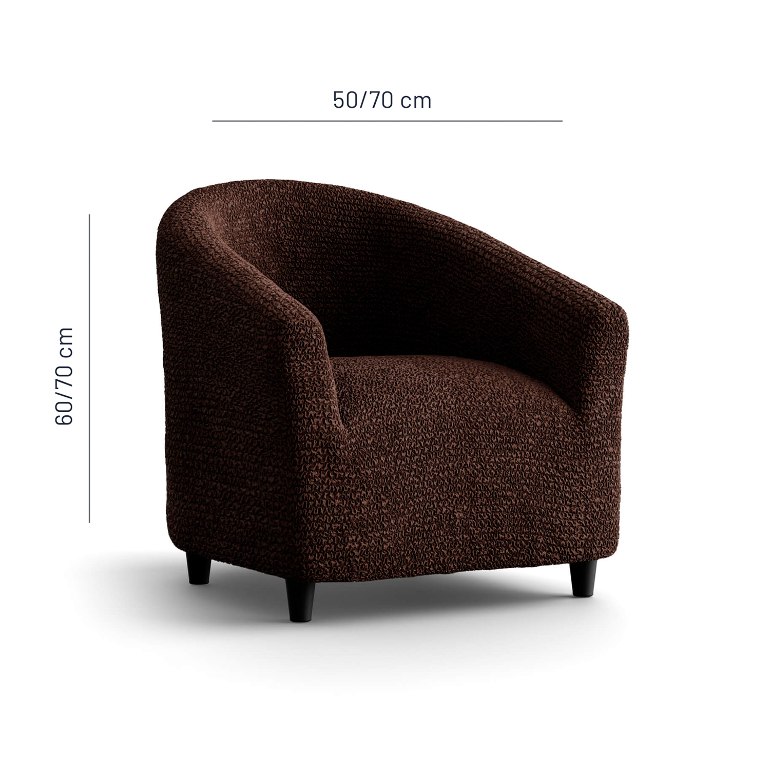 Microfibra - Funda Poltrona Dark Chocolate