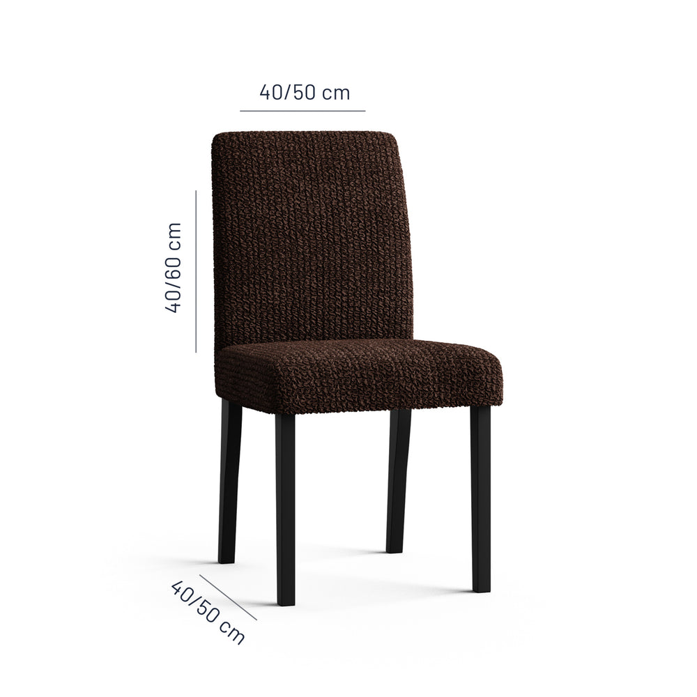 Microfibra - Funda Silla Dark Chocolate