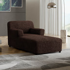 Microfibra - Funda Chaise Lounge Dark Chocolate