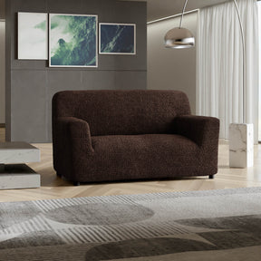 Microfibra - Funda Sofa 2 cuerpos Dark Chocolate