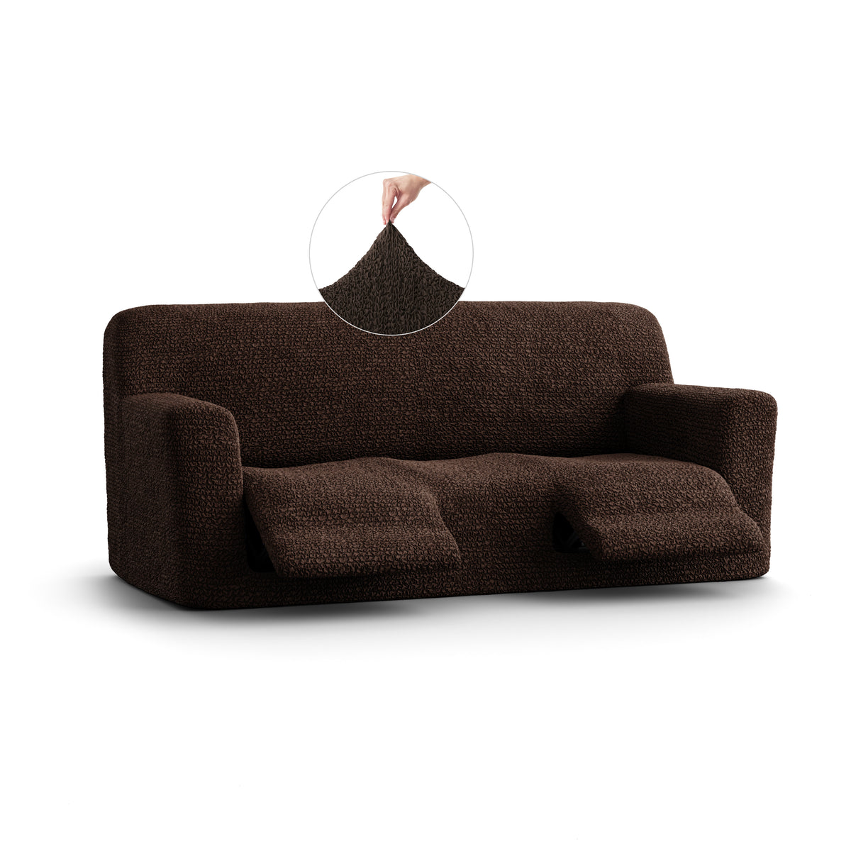 Microfibra - Funda Berger 3 cuerpos Dark Chocolate
