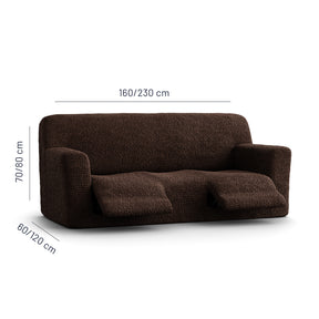 Microfibra - Funda Berger 3 cuerpos Dark Chocolate