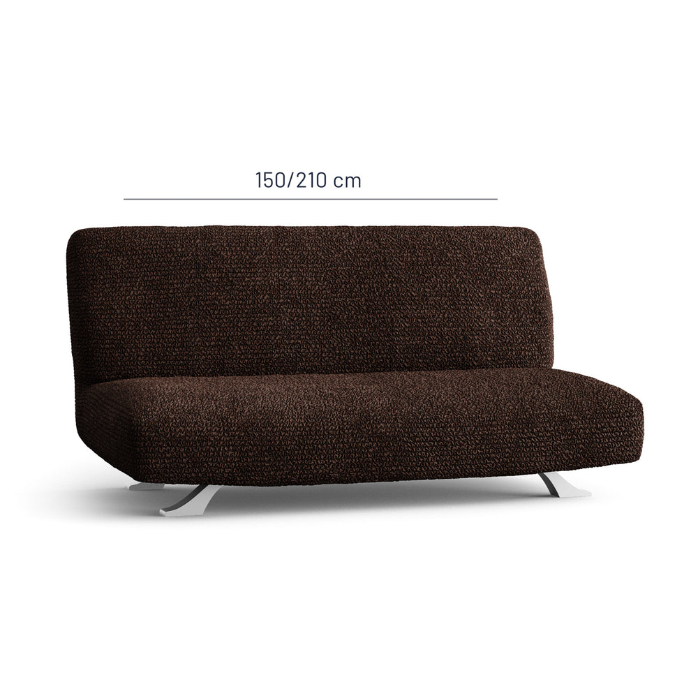Microfibra - Funda Futon Dark Chocolate