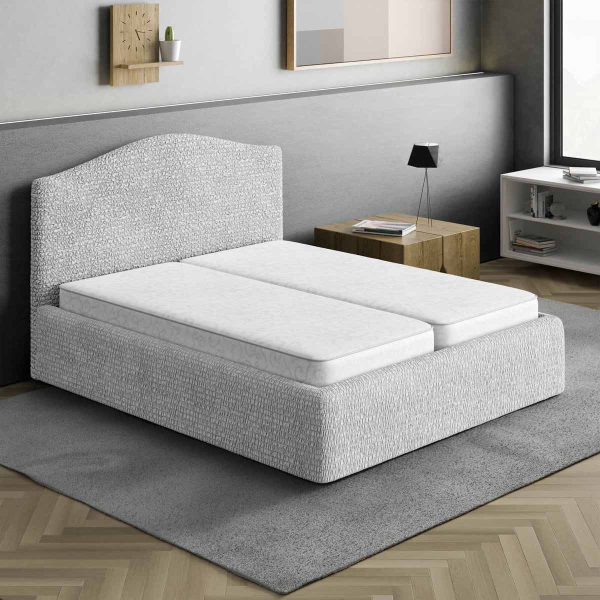 Microfibra - Funda Cama 2 Plazas Pearl