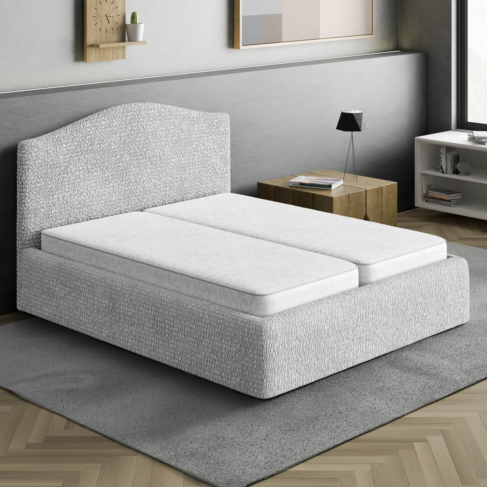 Microfibra - Funda Cama 2 Plazas Pearl