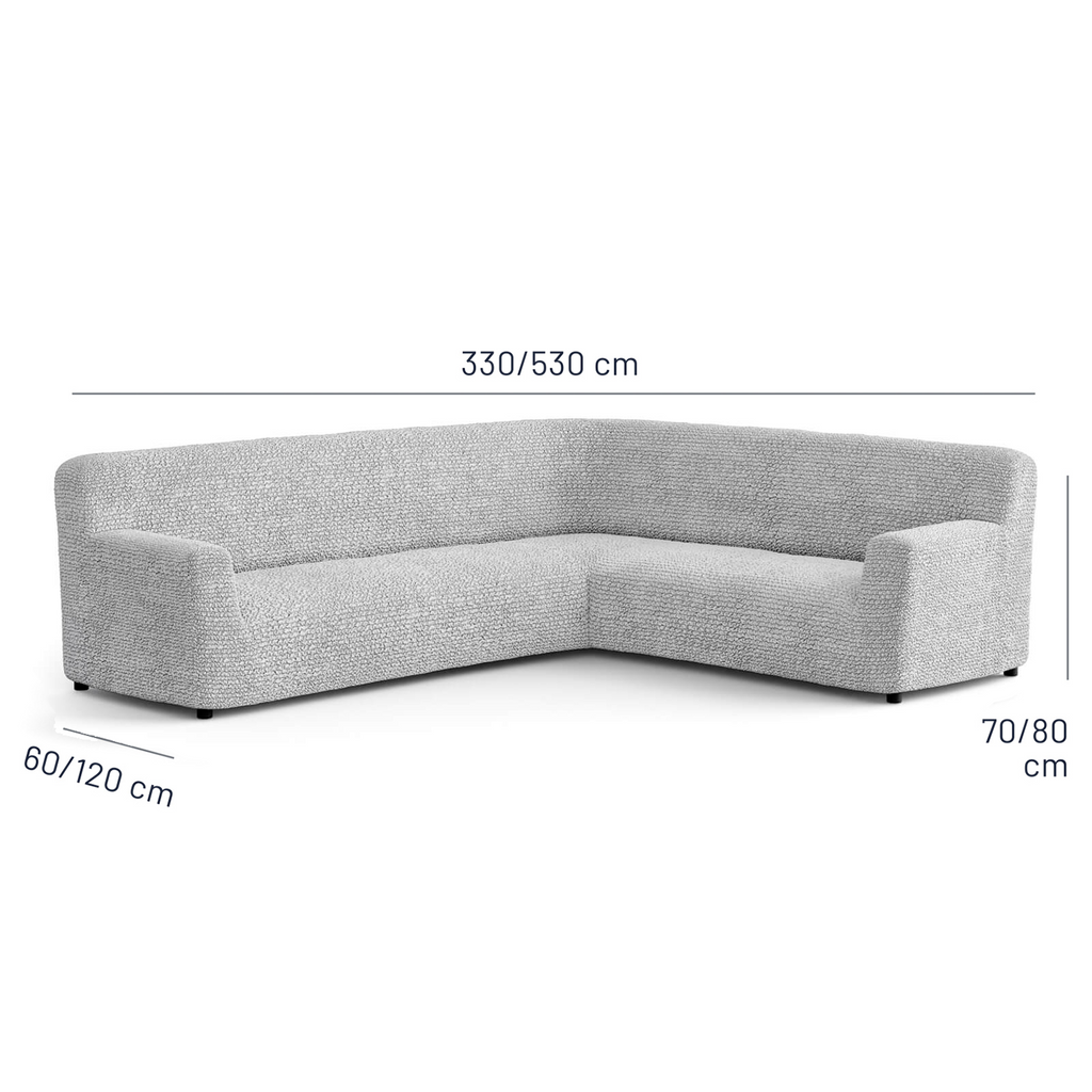 Microfibra - Funda Sofa Esquinero Pearl