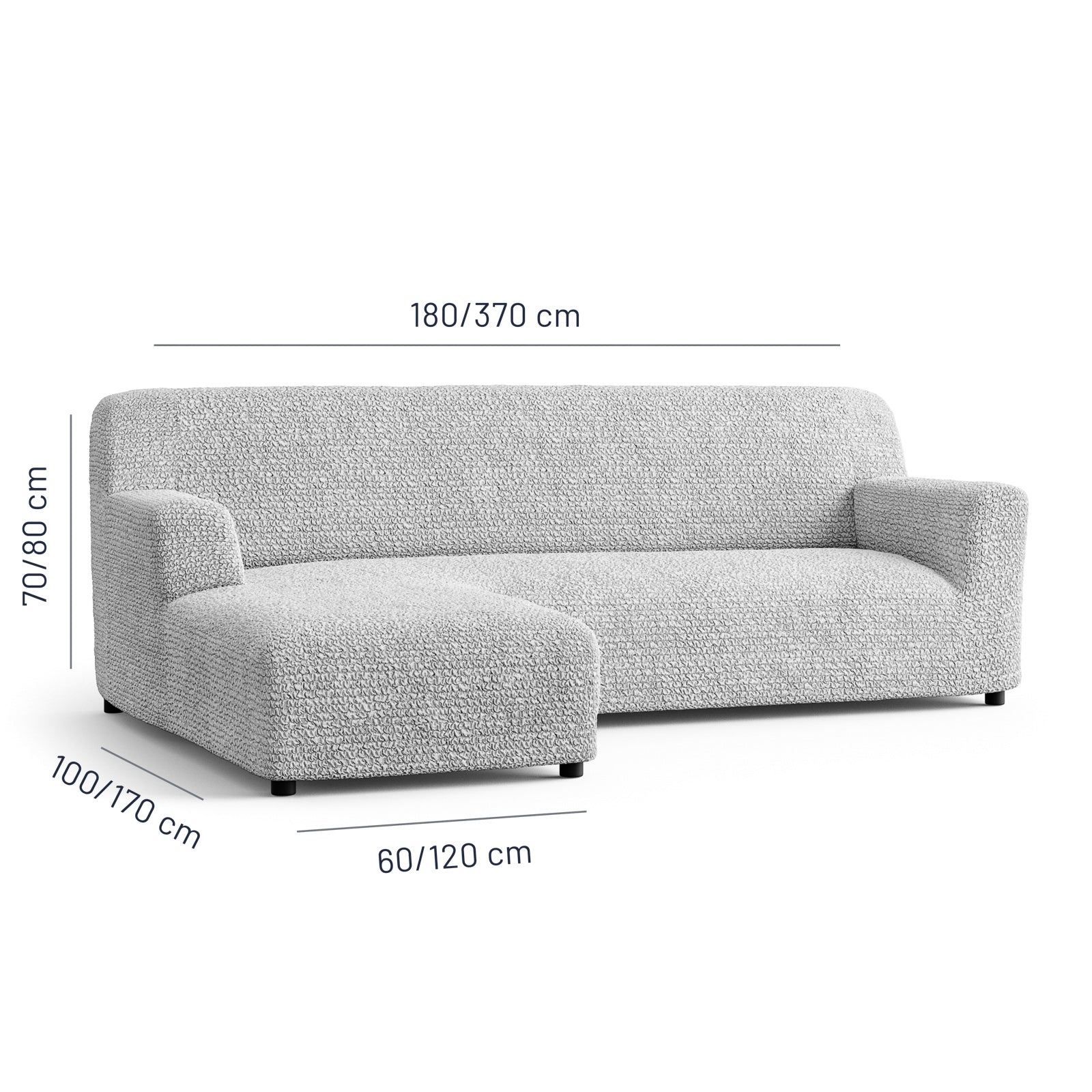 Microfibra - Funda Sofa L Izquierdo Pearl
