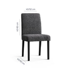 Microfibra - Funda Silla Charcoal