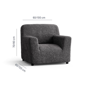 Microfibra - Funda Sillon Charcoal